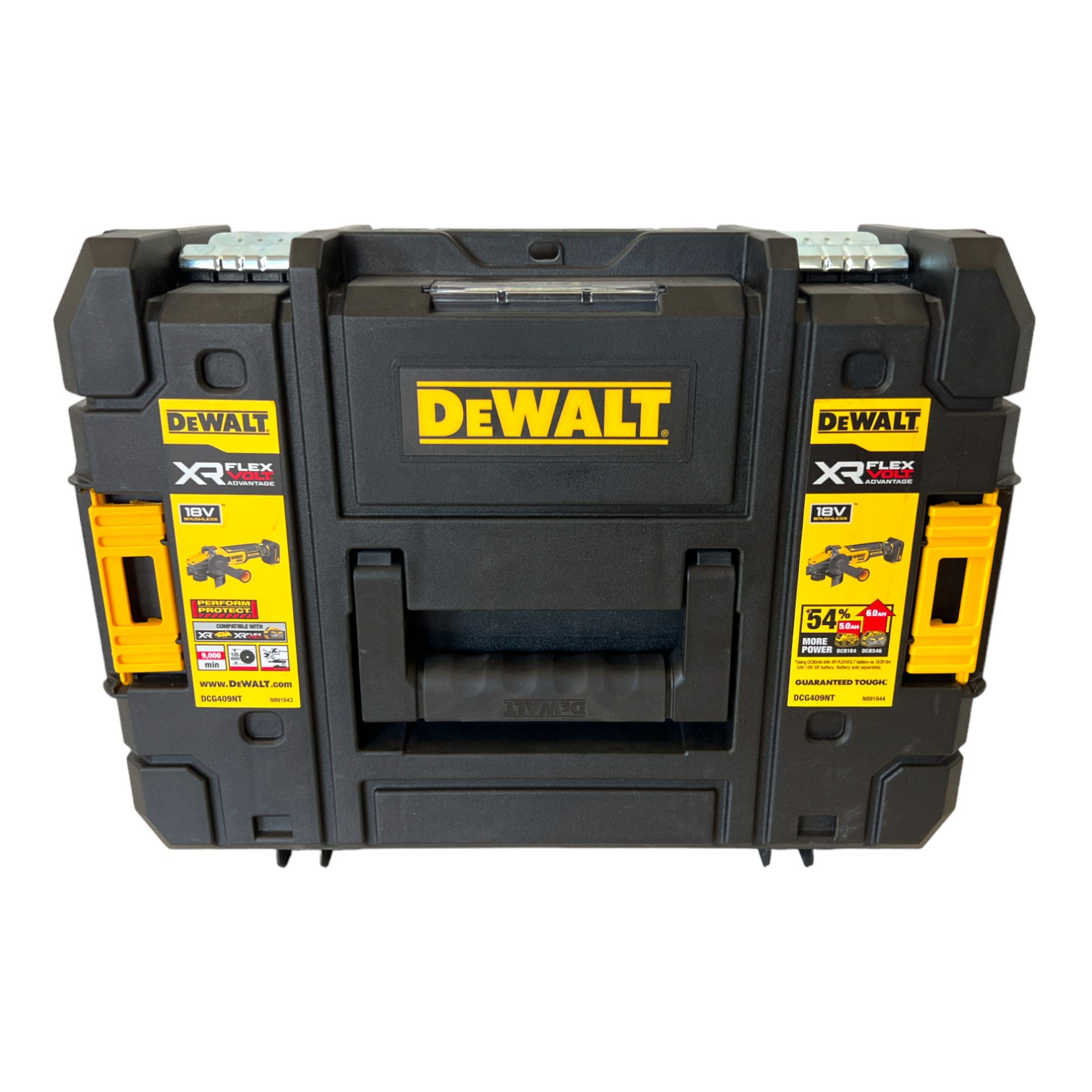DeWalt DCG 409 D1T Akku Winkelschleifer 18 V 125 mm Brushless 1x Akku 2 0 Ah Ladegeraet TSTAK 2 - toolbrothers