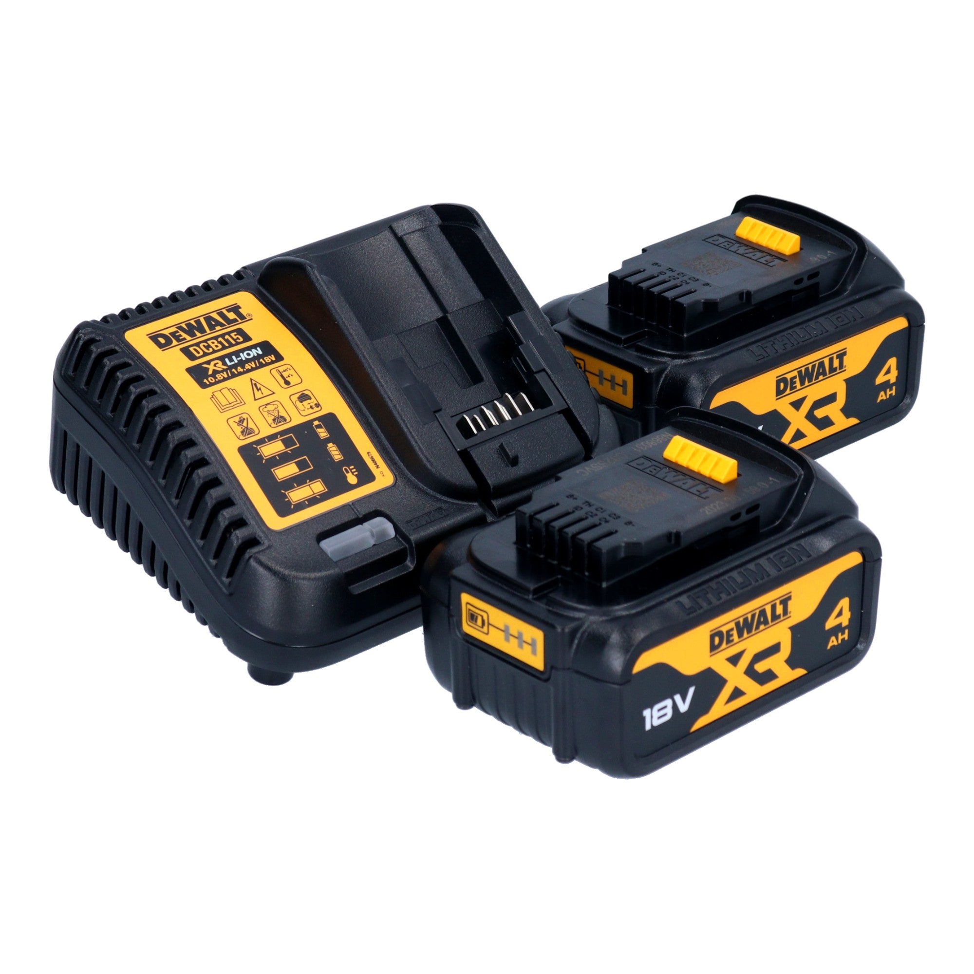 DeWalt DCG 409 M2T Akku Winkelschleifer 18 V 125 mm Brushless 2x Akku 4 0 Ah Ladegeraet TSTAK 4 - toolbrothers