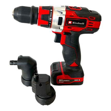 Einhell TE-CD 12/1 3X-Li +39 Cordless drill driver 12 V 30 Nm ( 4513597 ) + 1x rechargeable battery 2.0 Ah + charger + e-box