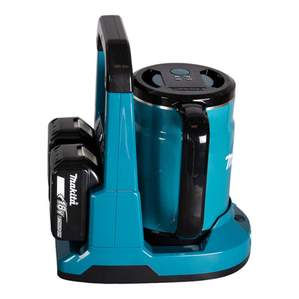 Makita DKT 360 RF2 hervidor sin cable 36 V ( 2x 18 V ) 0,8 L + 2x batería recargable 3,0 Ah + cargador