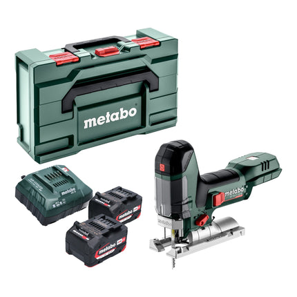 Metabo ST 18 LT 130 BL cordless jigsaw 18 V 130 mm brushless + 2x battery 4.0 Ah + charger + metabox