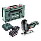 Metabo ST 18 LT 130 BL cordless jigsaw 18 V 130 mm brushless + 2x battery 4.0 Ah + charger + metabox