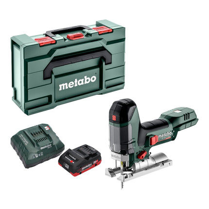 Metabo ST 18 LT 130 BL sierra de calar sin cable 18 V 130 mm sin escobillas + 1x batería LiHD 4,0 Ah + cargador + metabox
