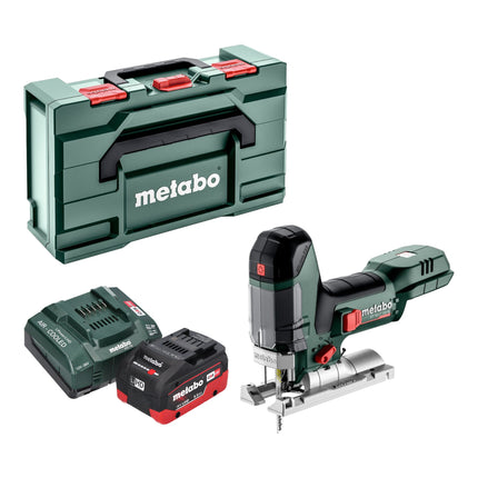 Metabo ST 18 LT 130 BL Scie sauteuse sans fil 18 V 130 mm Brushless + 1x batterie LiHD 5,5 Ah + chargeur + Metabox