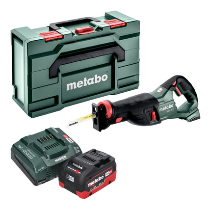 Metabo SSEP 18 LT cordless reciprocating saw 18 V 32 mm + 1x LiHD battery 8.0 Ah + charger + metabox