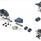 Festool KSC 60 EB-Basic KAPEX Akku Kapp Zugsäge 18 V / 36 V 216 mm Brushless + 2x Akku 5,0 Ah - ohne Ladegerät