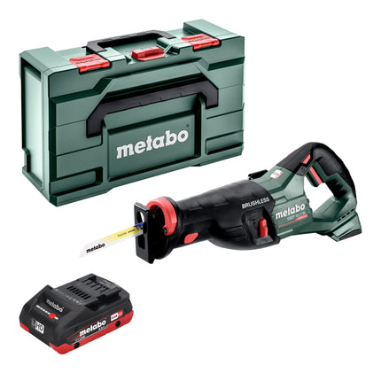 Metabo SSEP 18 LT BL cordless reciprocating saw 18 V 32 mm brushless + 1x LiHD battery 4.0 Ah + metabox - without charger