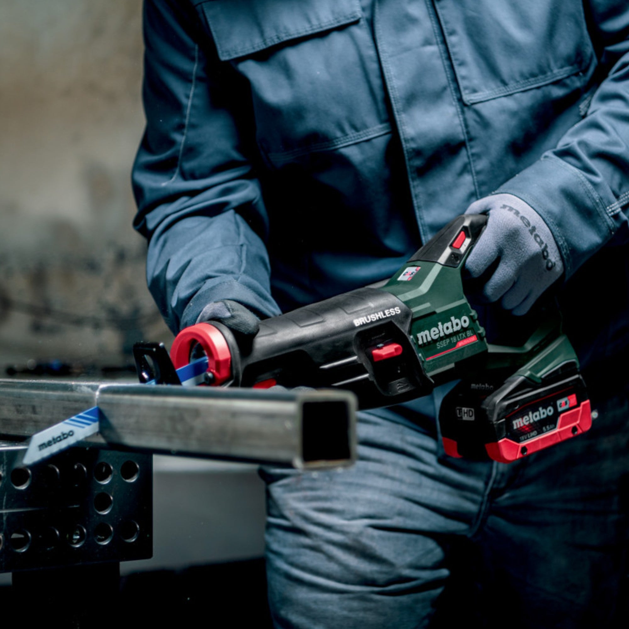 Metabo SSEP 18 LT BL Akku Saebelsaege 18 V 32 mm Brushless 1x LiHD Akku 10 0 Ah ohne Ladegeraet 4 - toolbrothers