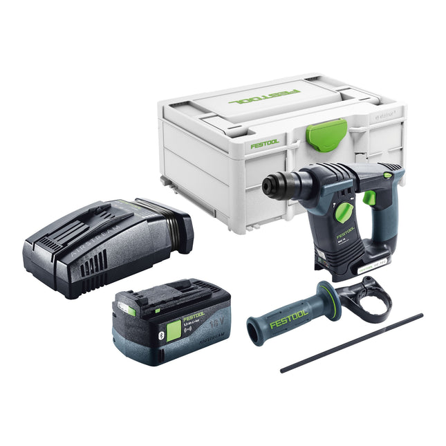 Festool BHC 18-Basic trapano a percussione a batteria 18 V 1,8 J SDS Plus Brushless + 1x batteria ricaricabile 5,0 Ah + caricatore rapido + systainer