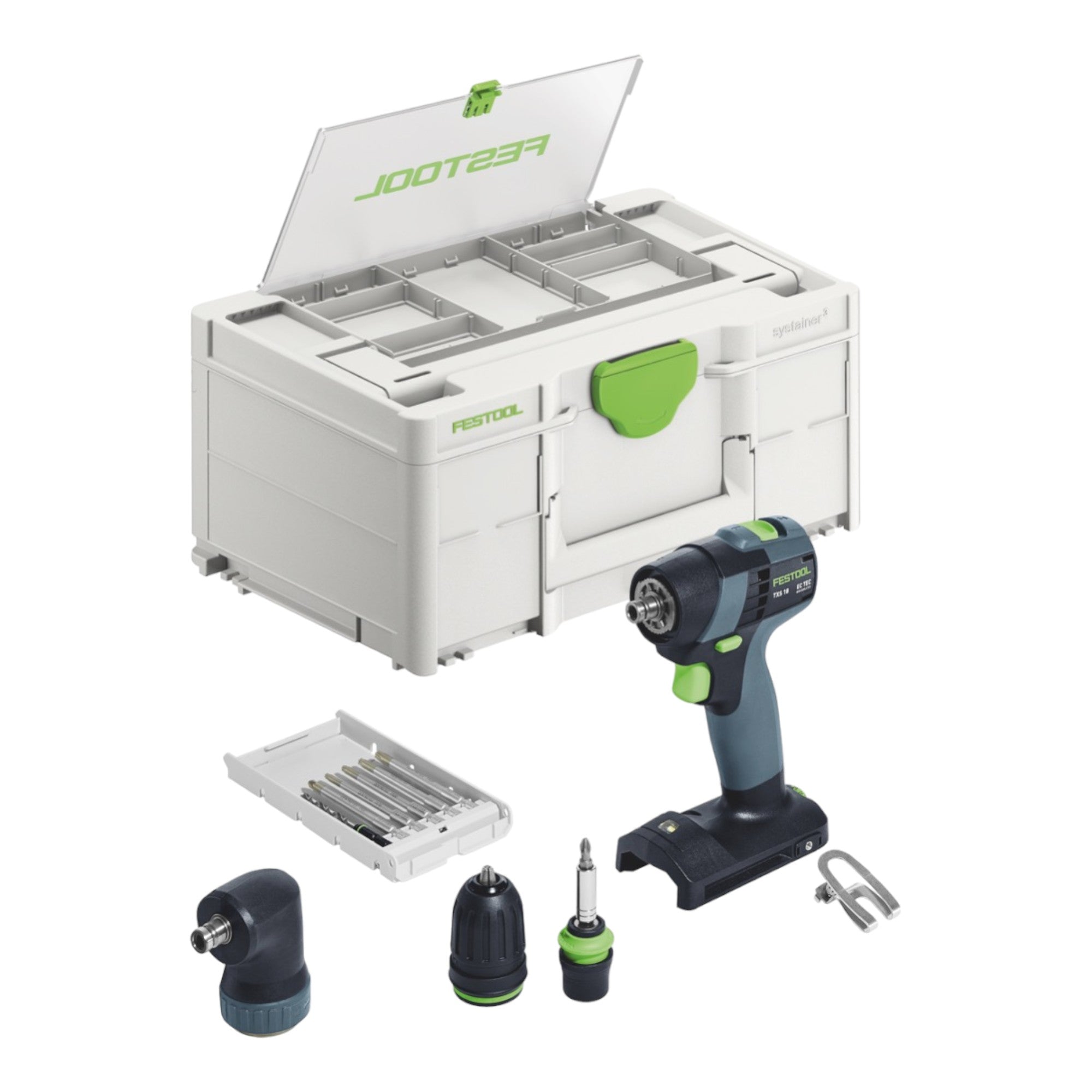 Festool TXS 18 Basic Set Akku Bohrschrauber 18 V 40 Nm Brushless 1x Akku 4 0 Ah Schnellladegeraet Systainer 1 - toolbrothers