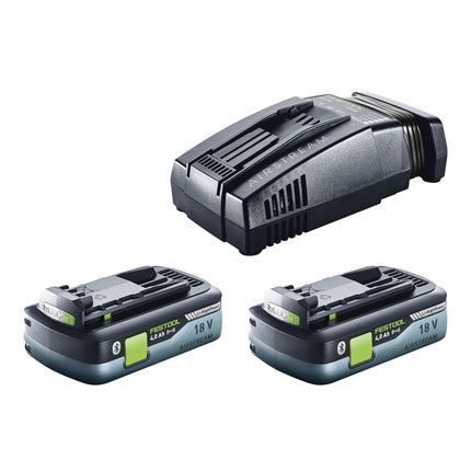 Festool VECTURO OSC 18 E-Basic Set Oscillateur sans fil 18 V Starlock Max Brushless + 2x batterie 4,0 Ah + chargeur rapide + Systainer