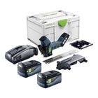 Festool ISC 240 EB-Basic cordless insulation saw 18 V 240 mm + 2x rechargeable battery 5.0 Ah + quick charger + Systainer