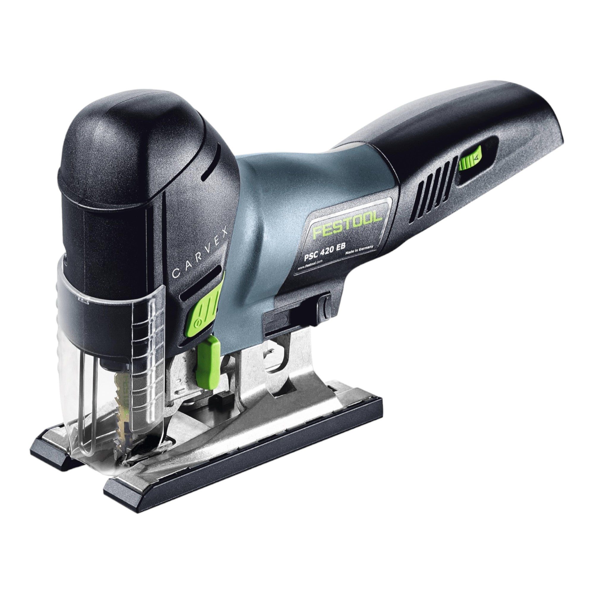 Festool CARVEX PSC 420 EB Basic Akku Pendelstichsaege 18 V 120 mm Brushless 2x Akku 5 0 Ah Schnellladegeraet Systainer 2 - toolbrothers
