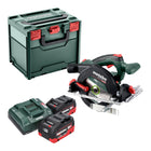 Metabo KS 18 LTX 57 BL cordless circular saw 18 V 57 mm ( 611857810 ) + 2x LiHD battery 8.0 Ah + charger + Metabox