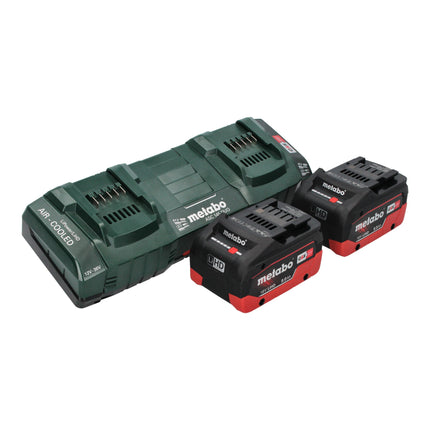 Metabo AS 36 18 L 20 PC aspirapolvere a secco/umido a batteria 36 V ( 2x 18 V ) 20 L + 2x batteria LiHD 8,0 Ah + doppio caricatore
