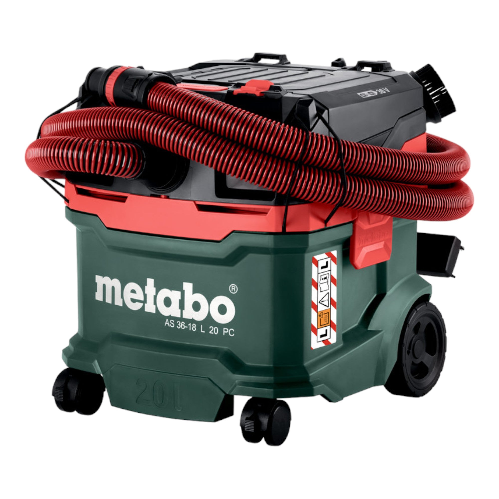 Metabo AS 36 18 L 20 PC Akku Nass Trocken Sauger 36 V 2x 18 V 20 L 2x LiHD Akku 10 0 Ah Doppelladegeraet 1 - toolbrothers
