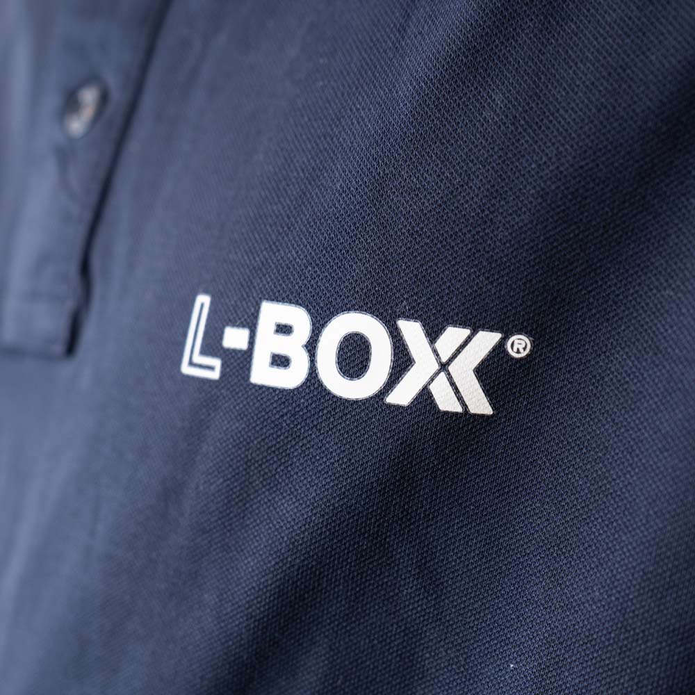 L Boxx Herren Polo Shirt navy white Groesse S 2 - toolbrothers