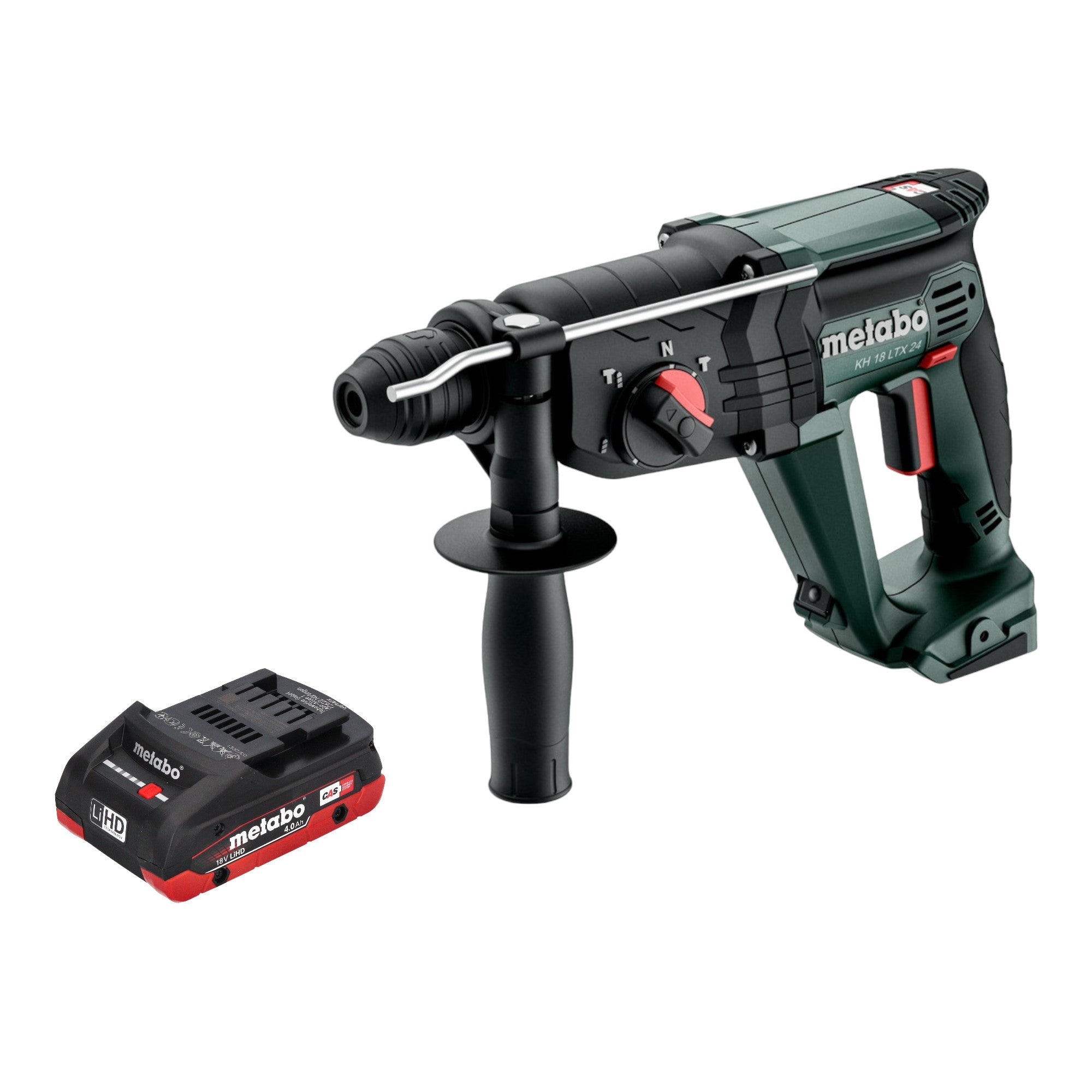 Metabo KH 18 LTX 24 Akku Kombihammer 18 V 2 1 J SDS Plus 1x LiHD Akku 4 0 Ah ohne Ladegeraet 0 - toolbrothers