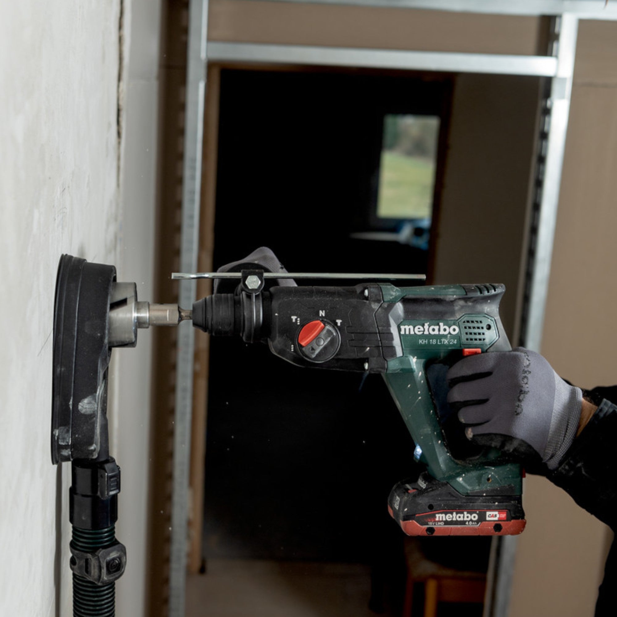 Metabo KH 18 LTX 24 Akku Kombihammer 18 V 2 1 J SDS Plus 1x LiHD Akku 4 0 Ah Ladegeraet 2 - toolbrothers