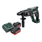 Metabo KH 18 LTX 24 Marteau combiné sans fil 18 V 2,1 J SDS Plus + 2x batterie LiHD 5,5 Ah + chargeur