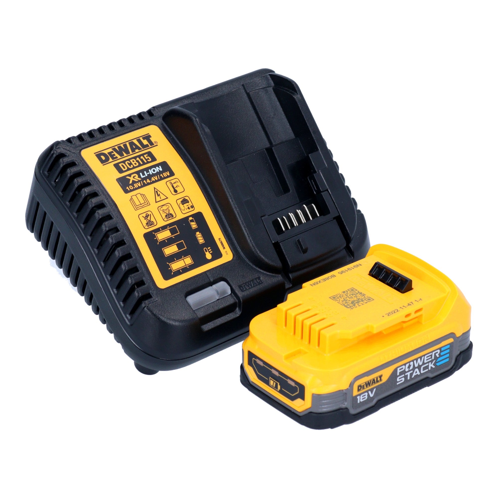 DeWalt DCF 922 E1 Akku Schlagschrauber 18 V 406 Nm 1 2 Brushless 1x Powerstack Akku 1 7 Ah Ladegeraet 2 - toolbrothers