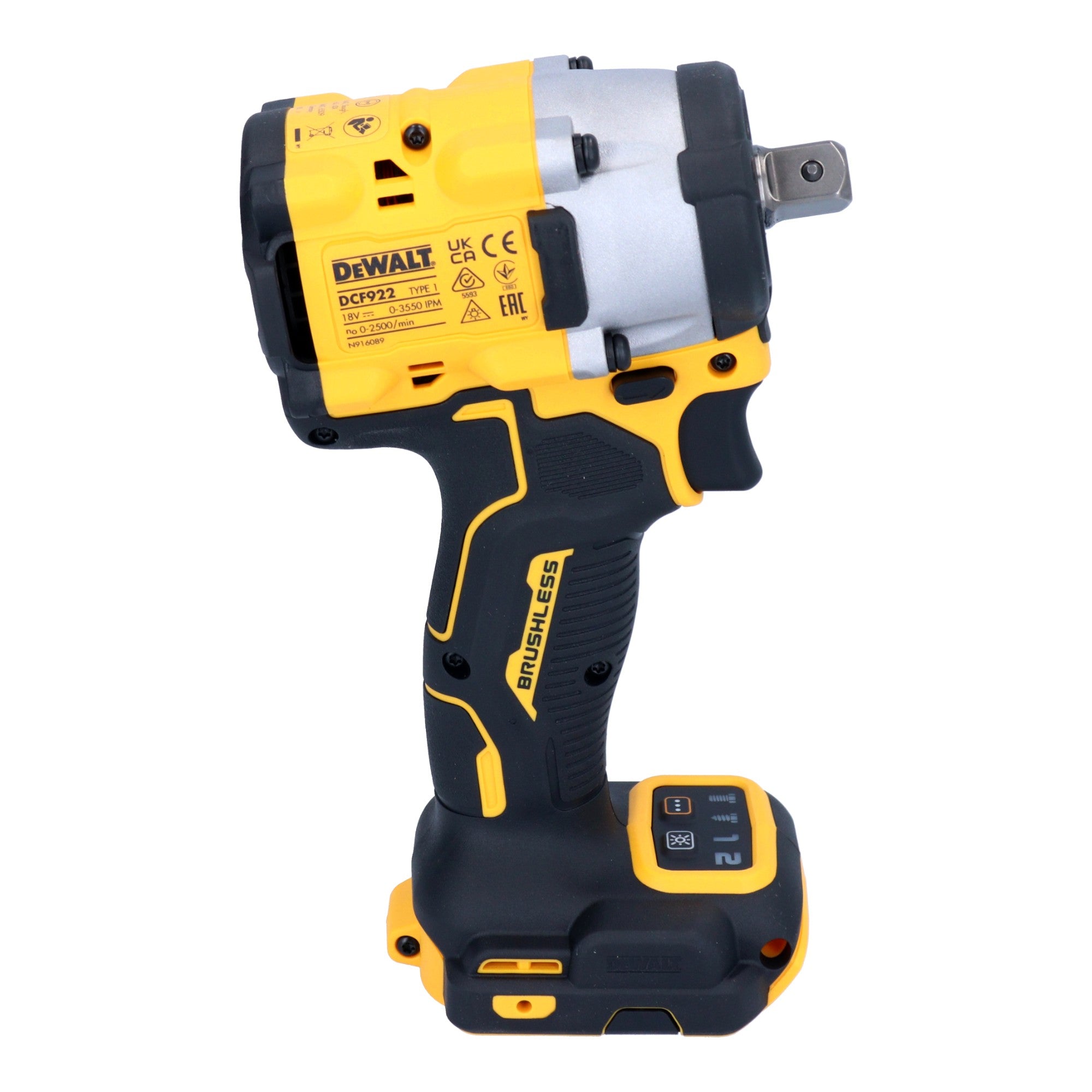 DeWalt DCF 922 H1 Akku Schlagschrauber 18 V 406 Nm 1 2 Brushless 1x Powerstack Akku 5 0 Ah Ladegeraet 4 - toolbrothers