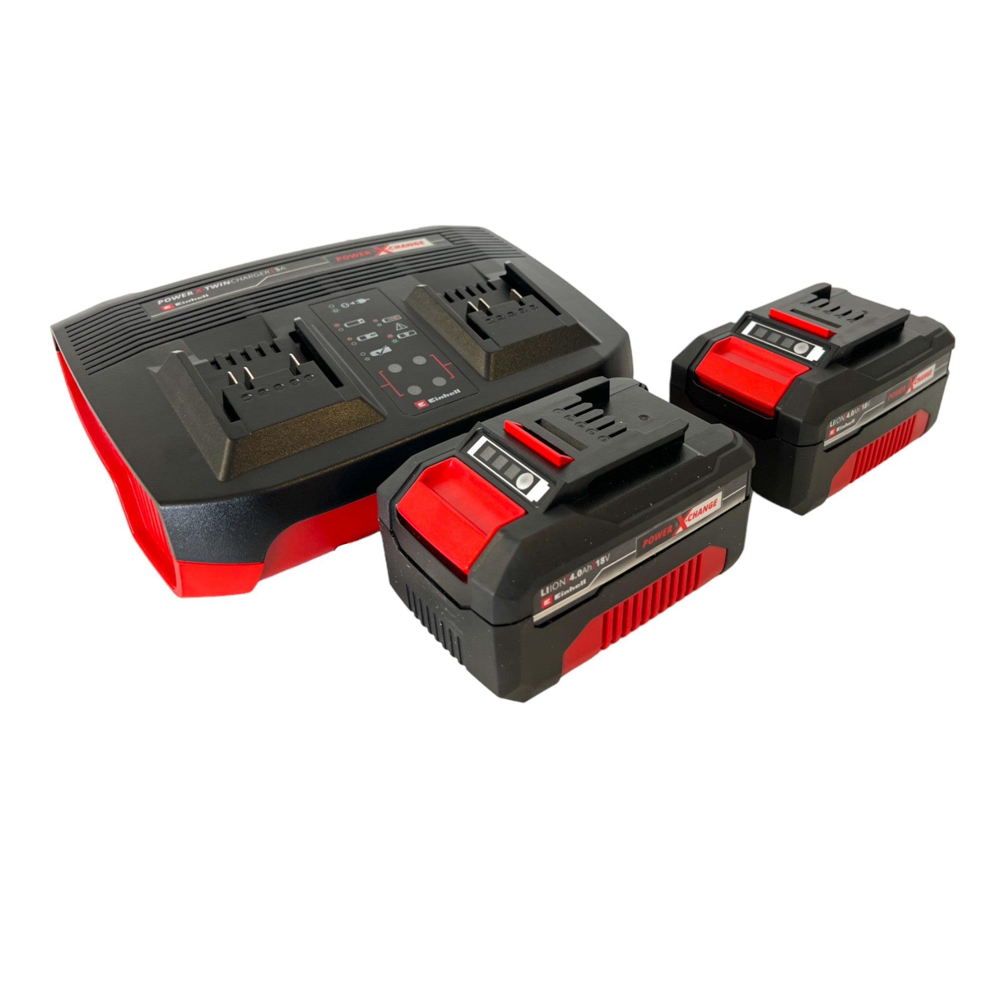 Einhell Starter Kit Power X Change 2x 4 0 Ah Akku Doppelladegeraet 4512112  0 - toolbrothers