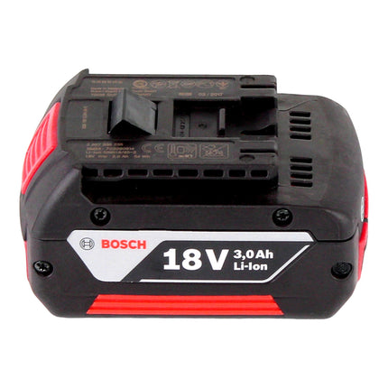 Bosch GOP 18V-34 Professional Cordless Multi Cutter 18 V Starlock Plus + 1x rechargeable battery 3.0 Ah + 17 pcs. accessories + L-Boxx - without charger