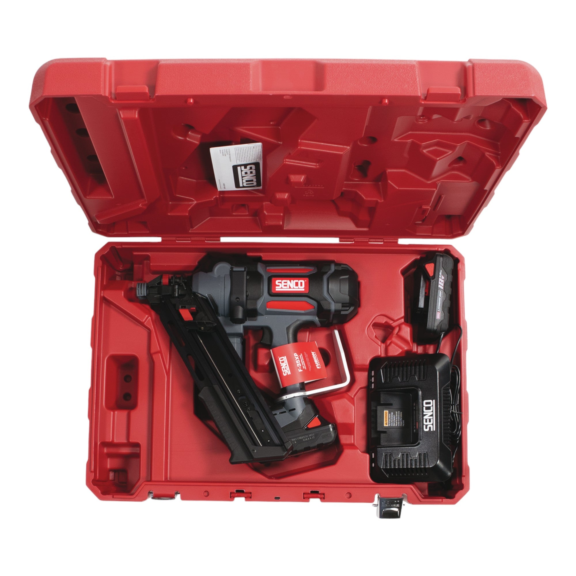 SENCO F 35 XP Fusion Akku Rahmennagler Streifennagler 18 V 50 90 mm 10G2001N 2x Akku 3 0 Ah Ladegeraet Koffer  1 - toolbrothers