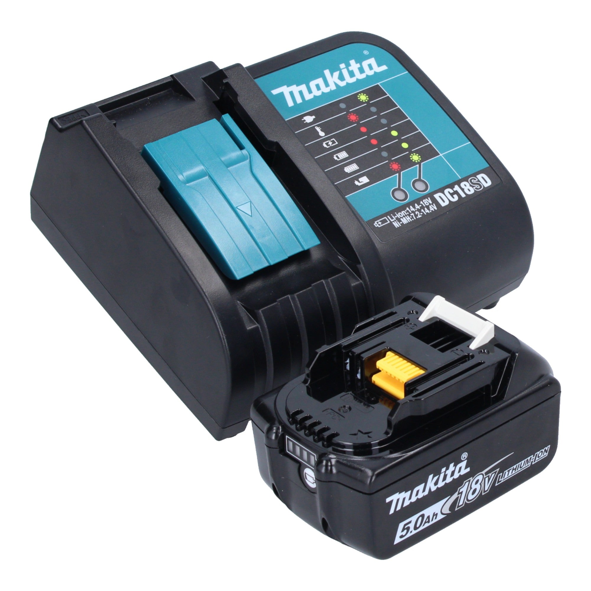 Makita DUH 607 ST Akku Heckenschere 18 V 60 cm 1x Akku 5 0 Ah Ladegeraet 4 - toolbrothers
