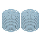 Festool STF D150/48 P220 GR/10 Disco abrasivo granato 150 mm P220 20 pezzi ( 2x 578137 ) per RO 150, ES 150, ETS 150, ETS EC 150, LEX 150, WTS 150, HSK-D 150