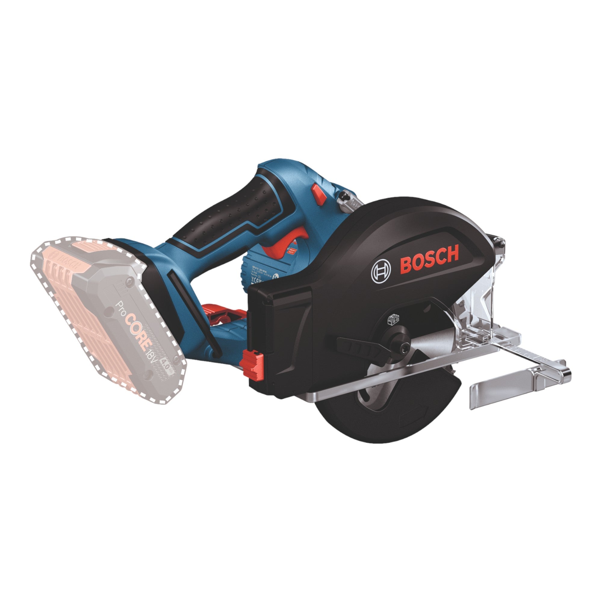 Bosch GKM 18V 50 Professional Akku Metall Handkreissaege 18 V 136 mm Brushless 1x ProCORE Akku 4 0 Ah L Boxx ohne Ladegeraet 1 - toolbrothers