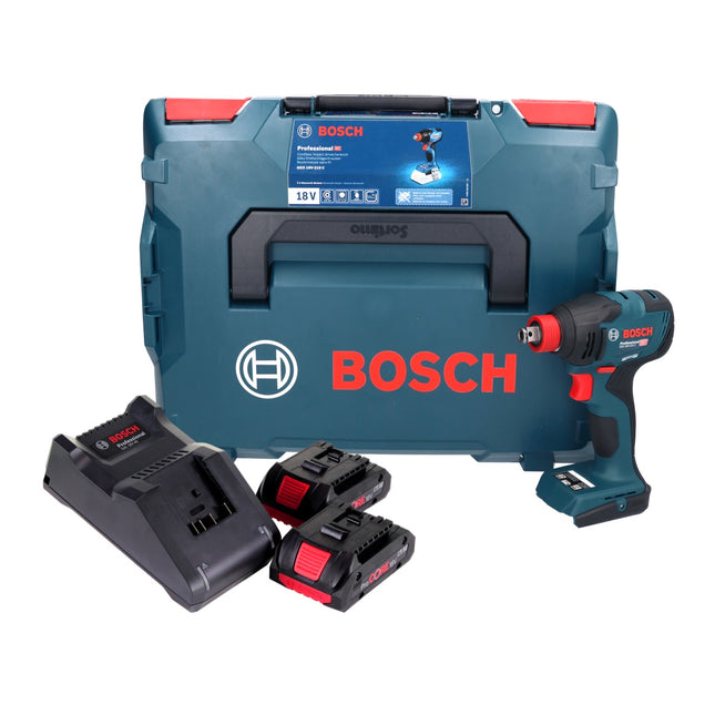 Bosch GDX 18V-210 C Avvitatore a impulsi professionale a batteria 18 V 210 Nm senza spazzole + 2x batteria ricaricabile ProCORE 4,0 Ah + caricatore + L-Boxx