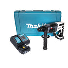 Makita DHR 202 SM1W Taladro percutor a batería 18 V 20 mm 2.0 J blanco + 1x batería 4.0 Ah + cargador + maletín