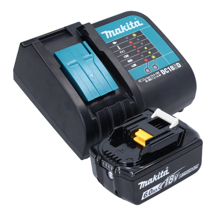Makita DHR 202 SG1W Marteau perforateur sans fil 18 V 20 mm 2,0 J blanc + 1x batterie 6,0 Ah + chargeur + coffret