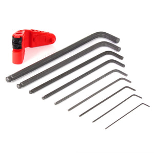 Wera 950/9 Hex-Plus 6 Winkelschlüsselsatz, 9 tlg., metrisch, BlackLaser für Innensechskantschrauben ( 05022086001 )