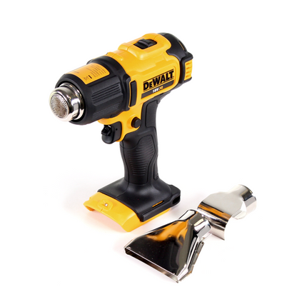 DeWalt DCE 530 N Pistola de aire caliente a batería 18V 530°C + Boquilla de superficie y reflector - sin batería, sin cargador