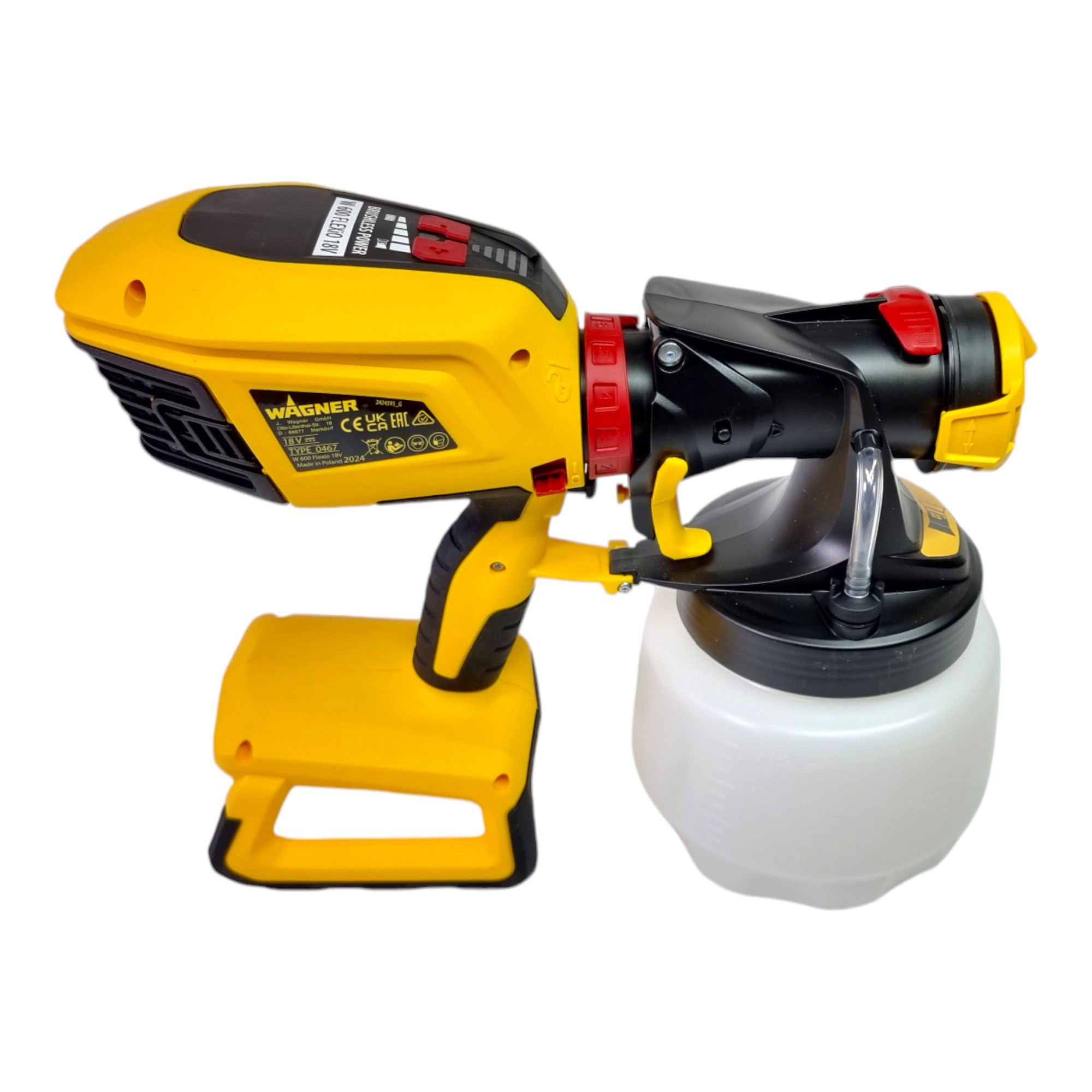 Wagner W600 FLEXiO Universal Sprayer Akku Farbspruehsystem 18 V POWER FOR ALL Brushless 2420174 Zubehoer ohne Akku ohne Ladegeraet 3 - toolbrothers
