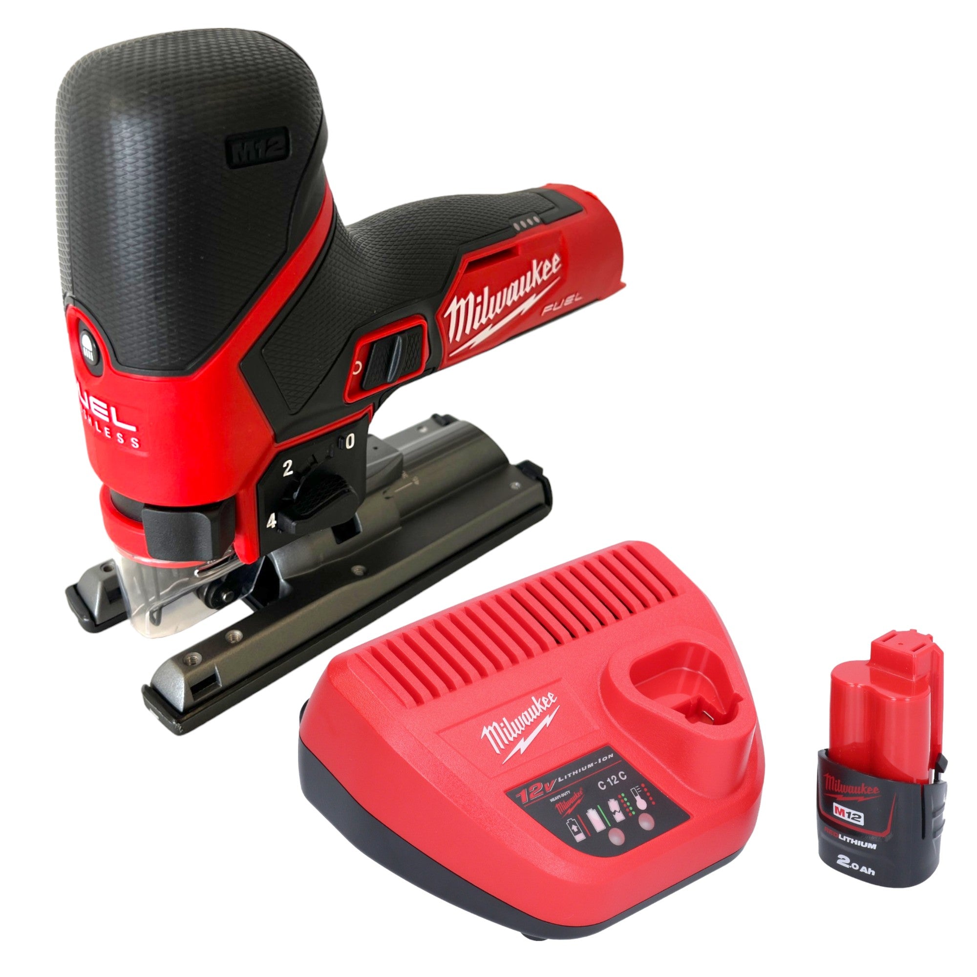 Milwaukee M12 FJS 201 Akku Stichsaege 12 V 22 mm Brushless 1x Akku 2 0 Ah Ladegeraet 0 - toolbrothers