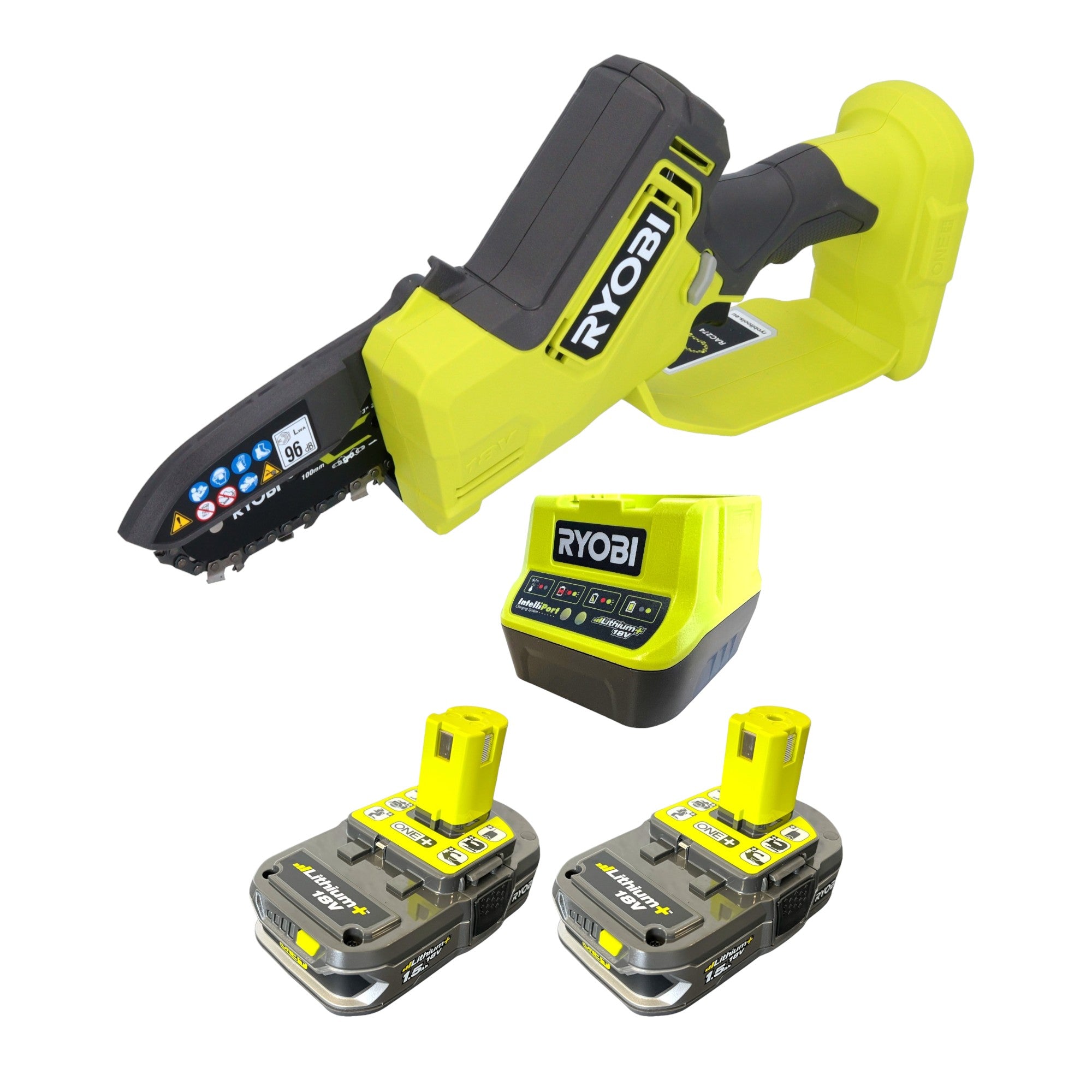 RYOBI RY18PSX10A 215 Akku Astsaege 18 V 10 cm Brushless 2x Akku 1 5 Ah Ladegeraet 0 - toolbrothers