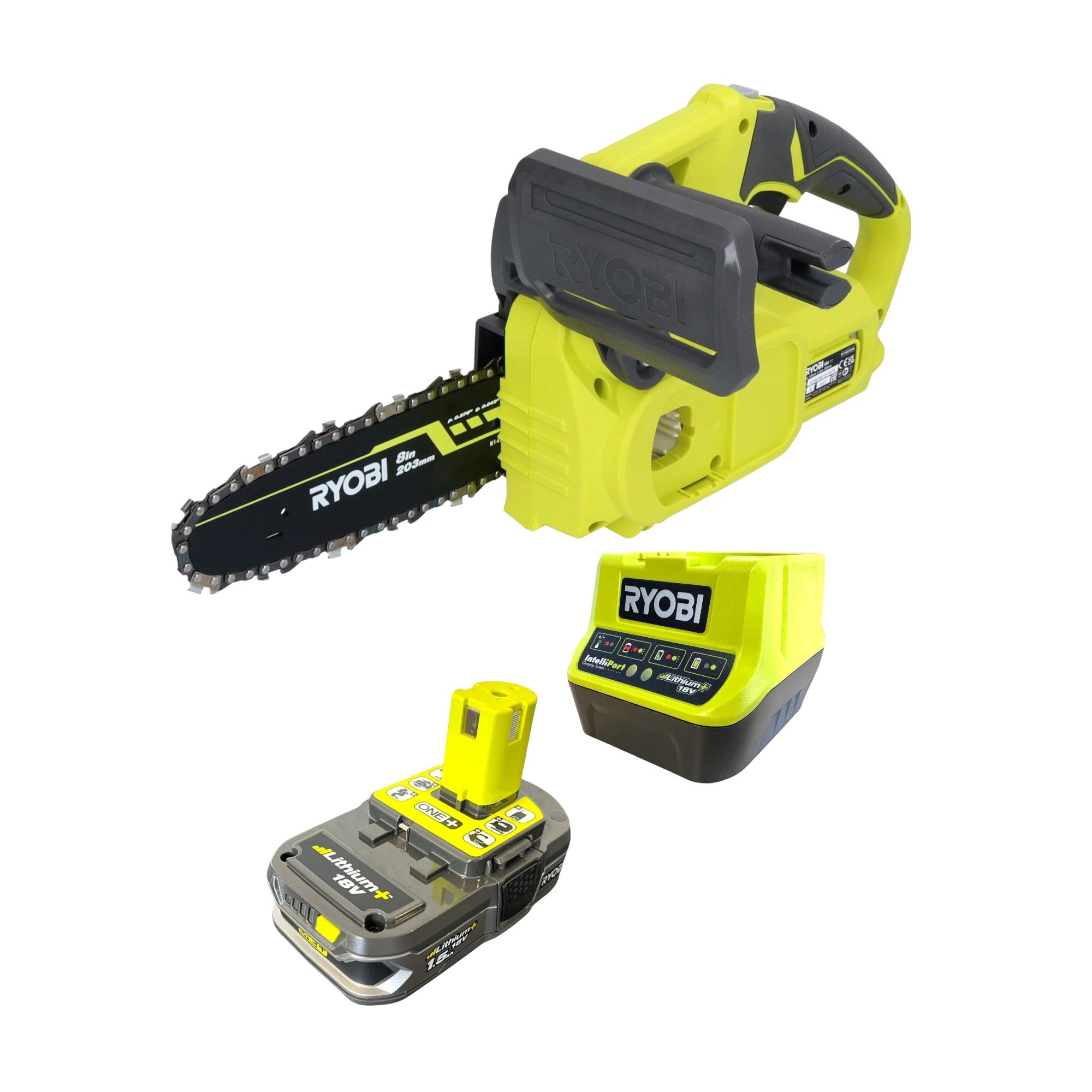 RYOBI RY18CS20A 115 18 V ONE Akku Kettensaege 20 cm Compact 1x Akku 1 5 Ah Ladegeraet 0 - toolbrothers