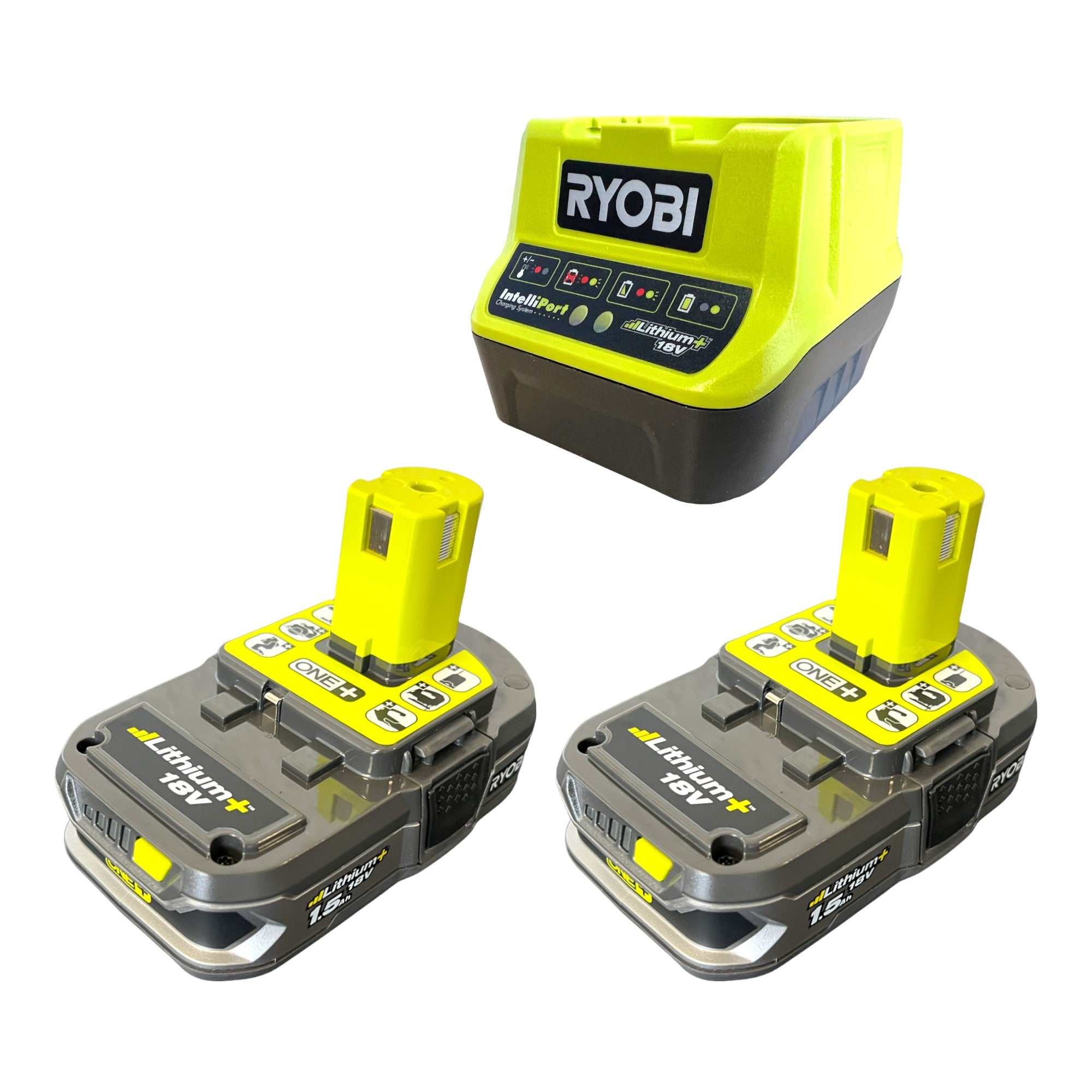RYOBI RY18GSA 215 18 V ONE Akku Gras u Strauchschere Schnittstaerke 8 mm 2x Akku 1 5 Ah Ladegeraet 3 - toolbrothers
