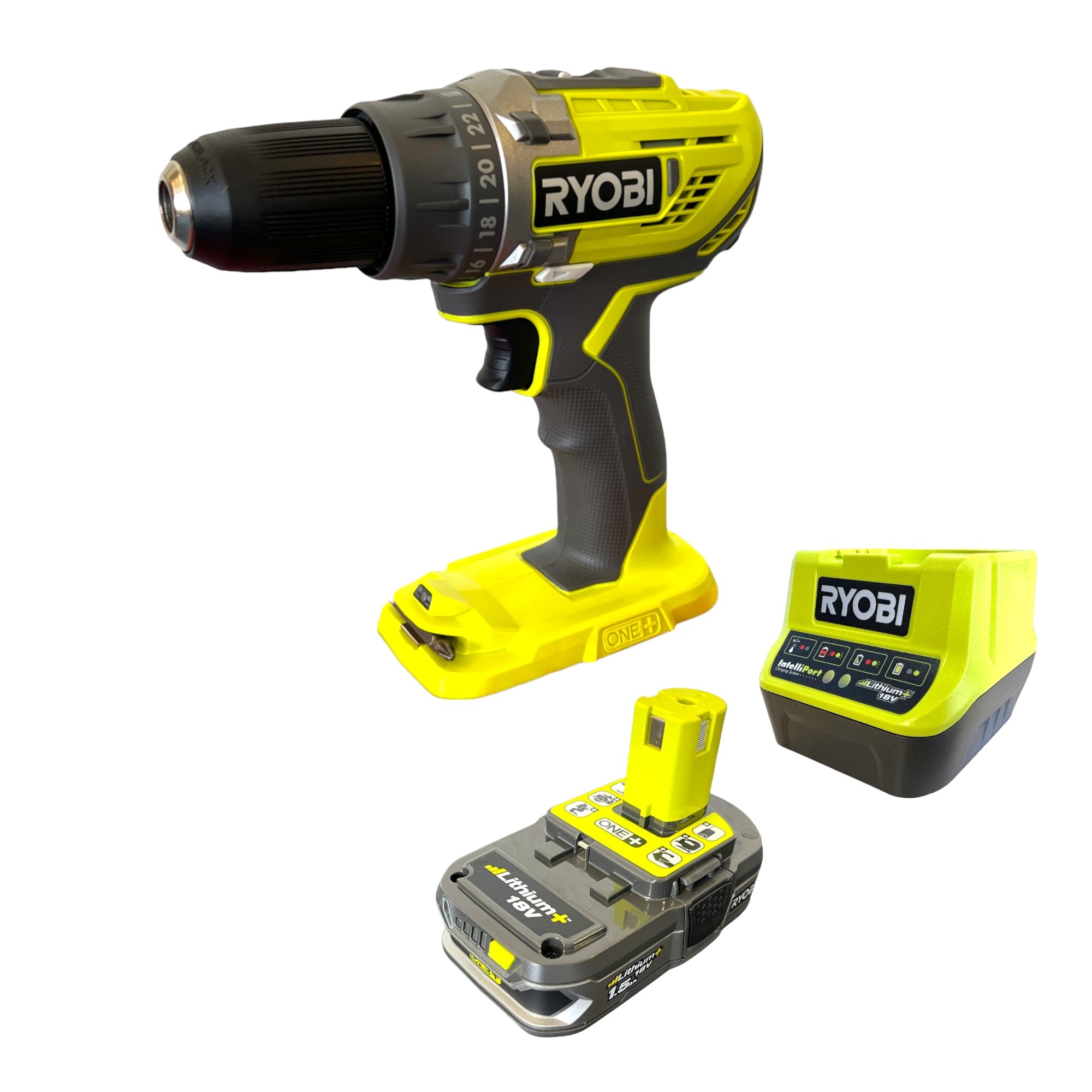 RYOBI R18DD3 115 Akku Bohrschrauber 18 V 13 mm 50 Nm 1x Akku 1 5 Ah Ladegeraet 0 - toolbrothers