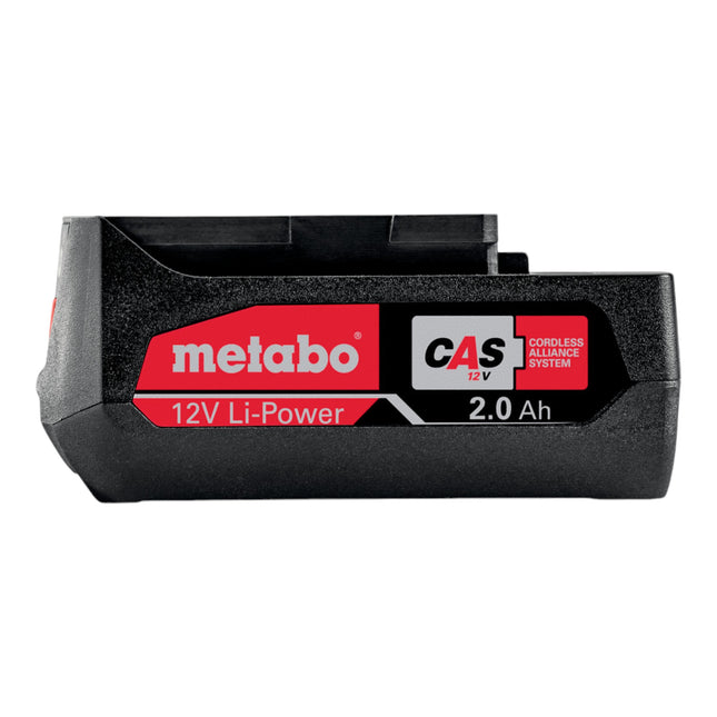 Paquete de baterías Metabo Li-Power 12 V 2,0 Ah / 2000 mAh Li-Ion con indicador de nivel de carga ( 625406000 )