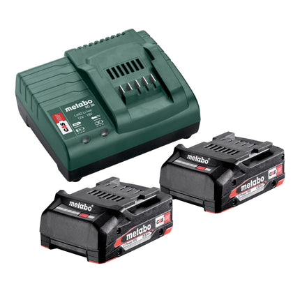 Metabo BS 18 L cordless drill driver 18 V 50 Nm ( 602321500 ) + 2x rechargeable battery 2.0 Ah + charger + metabox