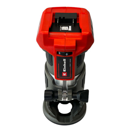 Einhell TP-ET 18 Li fresa per bordi a batteria 18 V 6 / 8 mm senza spazzole ( 4350412 ) Solo - senza batteria, senza caricabatterie