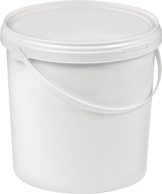Cubo ( 9000450006 ) 10 l plástico, apto para alimentos blanco Ø 250 mm altura 265 mm
