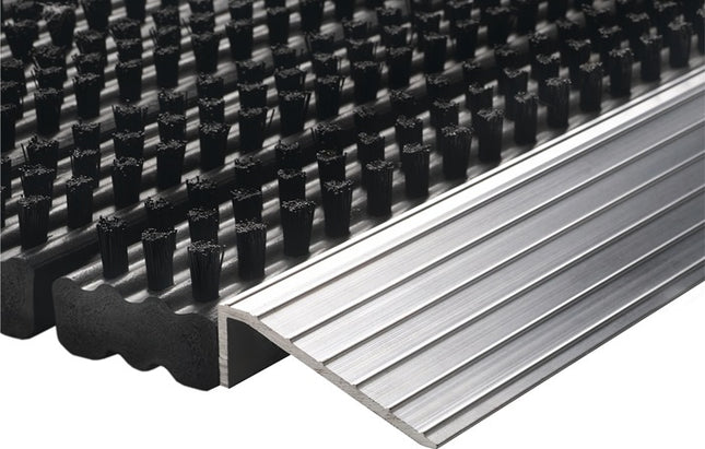 Aluminium doormat (9000471289) black/silver PP/aluminium
