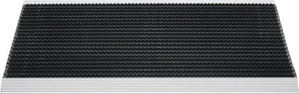 Aluminium doormat ( 9000471285 ) black/silver PP/aluminium