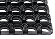 Doormat open rings ( 9000471294 ) black rubber